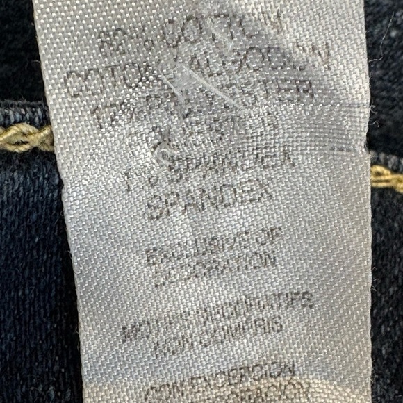 Lucky Brand Toddler Zoe Skinny Dark Blue Jeans | Size 3T - Picture 9 of 10